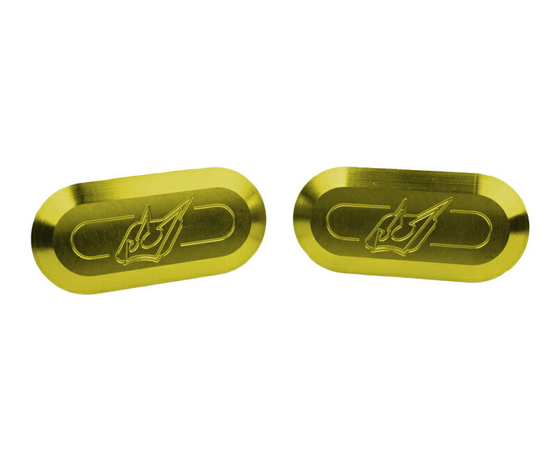 Mirror Eliminator (Mirror Block Off) Gold Left and Right Set S1000RR