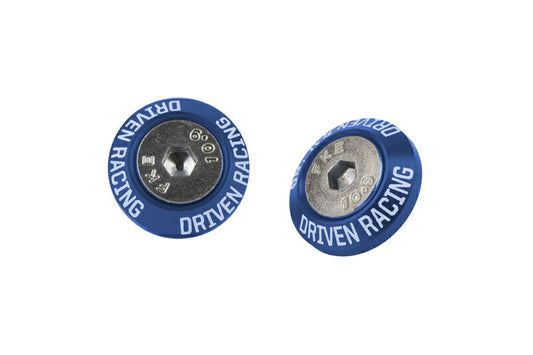 Mirror Eliminators (Mirror Block Offs) Blue Left and Right Set RC390