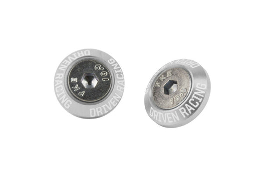 Mirror Eliminator (Mirror Block Off) Silver Left/Right Set RC390