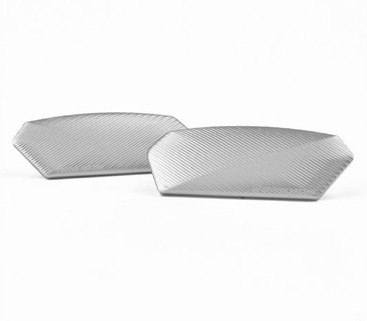Mirror Eliminator (Mirror Block Off) Silver Left and Right Set GSX-R1000/R