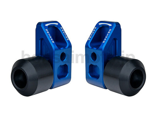 Axle Block Sliders, Blue - CBR400R
