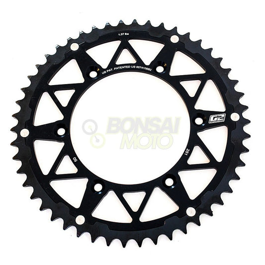 デュアル スチールリング スプロケット  ブラック 48丁   ハスクバーナ用