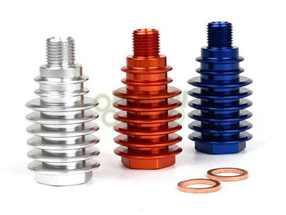 リアブレーキキャリパークーラー Bremboキャリパー シルバー M10×1.0