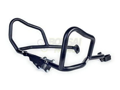 クラッシュバー  マットブラック    アフリカツイン