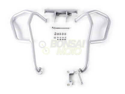 クラッシュバー  マットシルバー    アフリカツイン