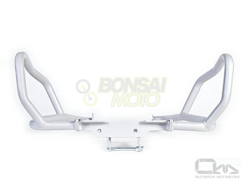 クラッシュバー  マットシルバー    アフリカツイン