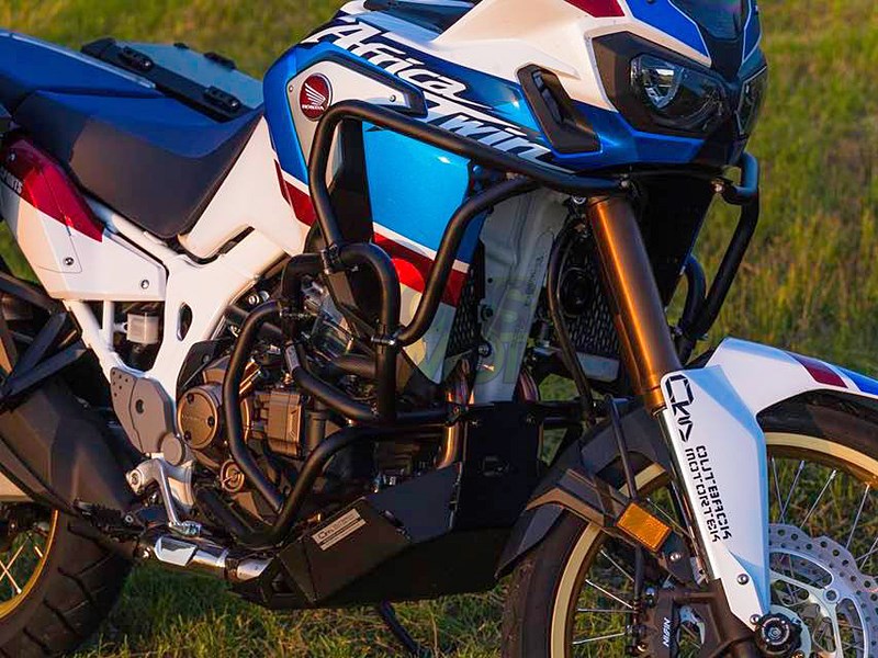 アッパークラッシュバー  マットブラック    アフリカツイン