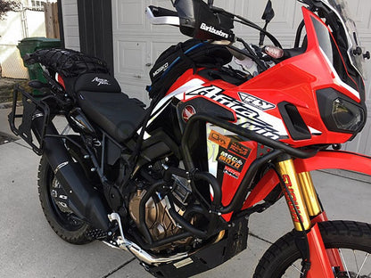 アッパークラッシュバー  マットブラック    アフリカツイン