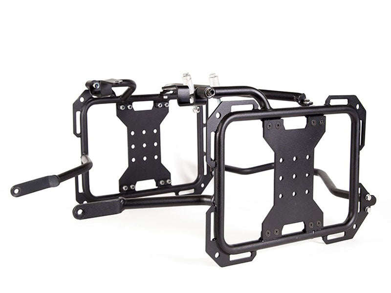 パニアラック Xフレーム/左右非対称 マットブラック 350×250mm   アフリカツイン CRF1100L