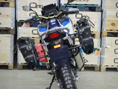 パニアラック Xフレーム/左右非対称 グロスホワイト 350×250mm   アフリカツイン CRF1100L