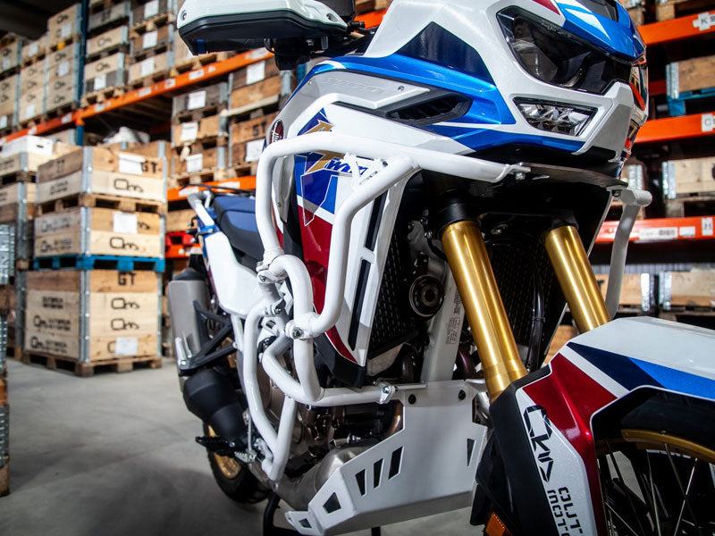 アッパークラッシュバー スタンダード グロスホワイト    アフリカツイン CRF1100L
