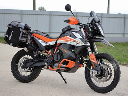パニアラック Xフレーム/左右非対称  350×250mm   KTM 790/890
