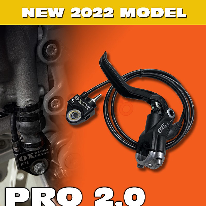 Hydraulic Left-Hand Brake Pro 2.0 for Brembo Rear Master Cylinder KTM 2 & 4 Stroke