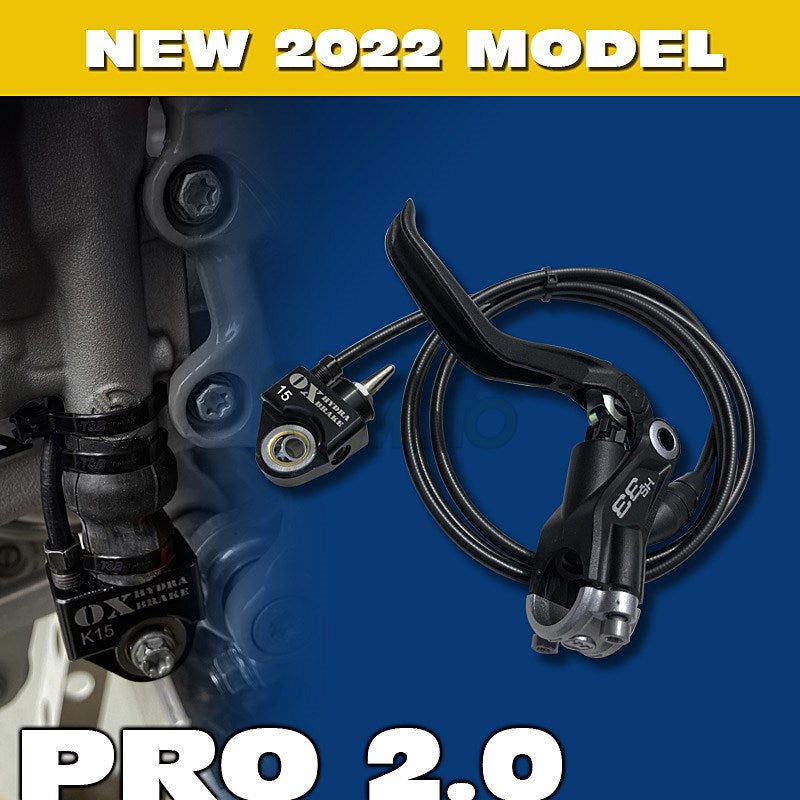 Hydraulic Left Hand Brake Pro 2.0 for BrakTek/Magura/Brembo Rear Master Husqvarna 2 & 4 Stroke
