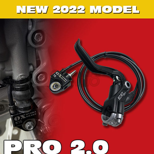 BrakTek/Bremboリアマスター用 油圧レフトハンドブレーキ プロ2.0      GASGAS 2\U00264ストローク