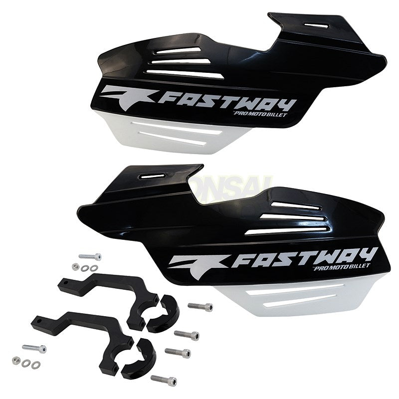 Flak Shield Black/White, Left/Right Set