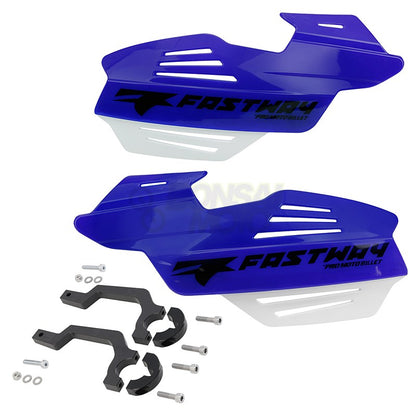 Flak Handguards Blue/White Set of Left and Right