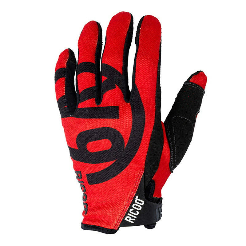 モトクロスウェア グローブ V9  レッド M