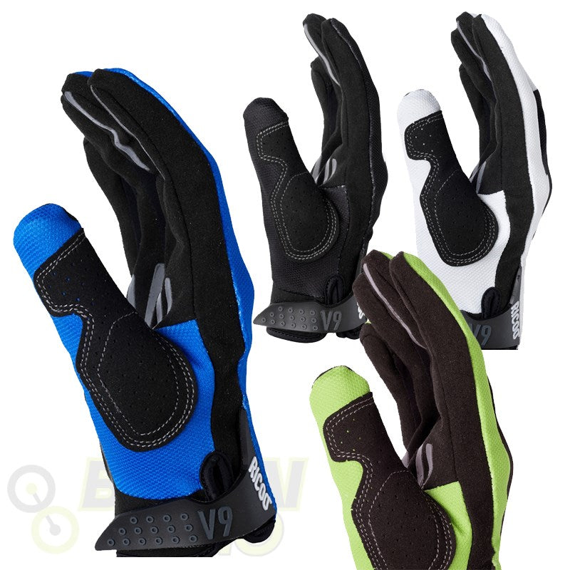 モトクロスウェア グローブ V9  ブルー L