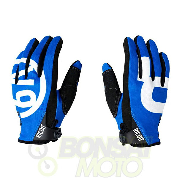 Motocross Wear Gloves V9 Blue XL