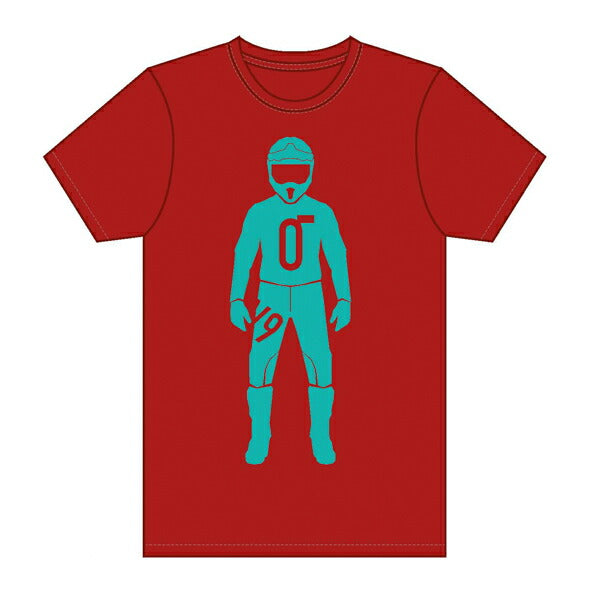Dirt Bike Rider T-shirt Red M