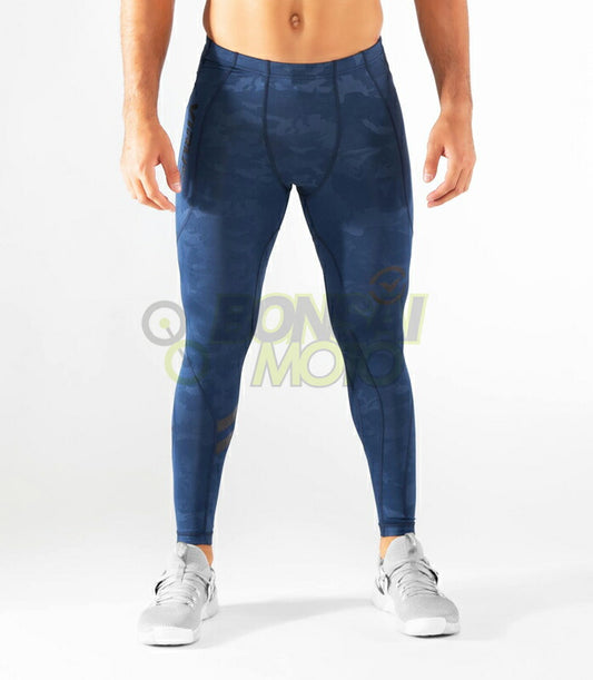 Long Pants Compression (SiO16-v3) Men's Blue Camo L