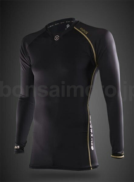 ロングスリーブ バイオセラミック コンプレッション(Au2) メンズ ブラック M