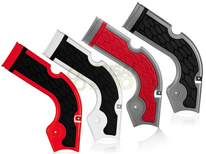 X-Grip Frame Protector Silver/Red HONDA CRF250R(14-17) CRF450R(13-16)