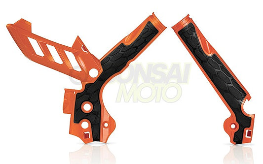 Xグリップ フレームプロテクター  オレンジ  KTM EXC/EXC-F(12-16) SX/SX-F(11-15)