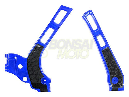 Xグリップ フレームプロテクター  ブルー  Yamaha YZ125/250(06-22) YZ125X(17-22) YZ250X(16-21)