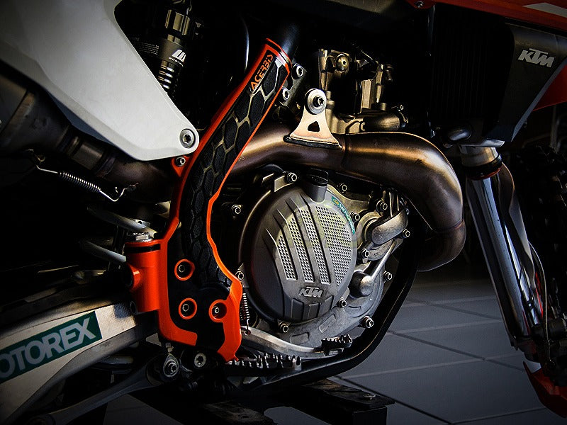 Xグリップ フレームプロテクター  オレンジ  KTM EXC/EXC-F(17-19) SX/SX-F(16-18)