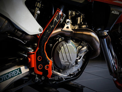 Xグリップ フレームプロテクター  オレンジ  KTM EXC/EXC-F(17-19) SX/SX-F(16-18)