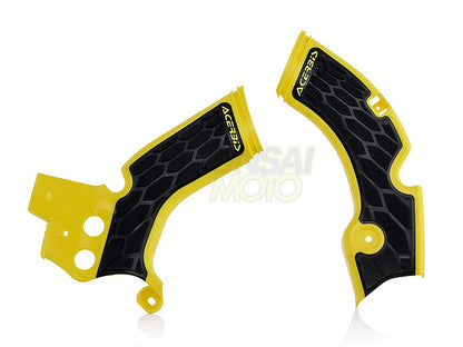 Xグリップ フレームプロテクター  イエロー/ブラック  SUZUKI RMZ250(10-18)