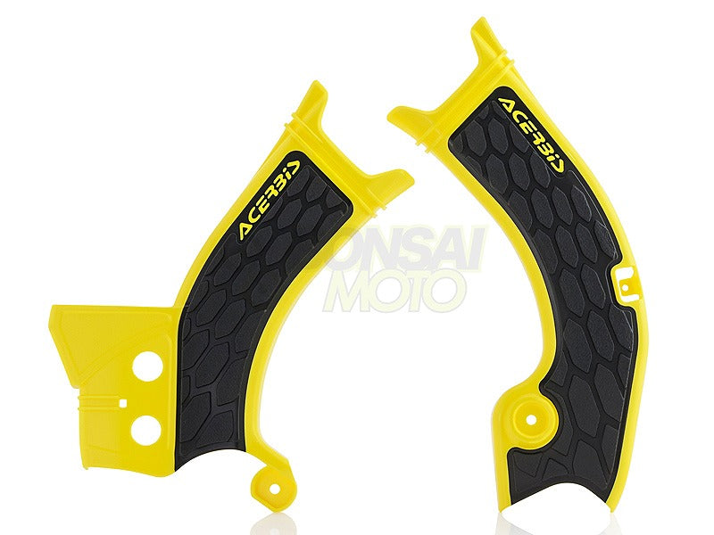 X-Grip Frame Protector Yellow/Black SUZUKI RMZ250(19-22) RMZ450(18-22)