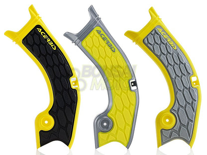 X-Grip Frame Protector Yellow/Black SUZUKI RMZ250(19-22) RMZ450(18-22)