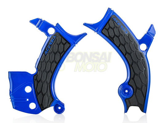 Xグリップ フレームプロテクター  ブルー  YZ250F/FX YZ450F/FX WR250F WR450F