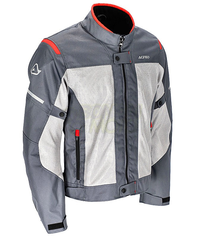 Mesh Ramsey Vented 2.0 Jacket Gray/Red S