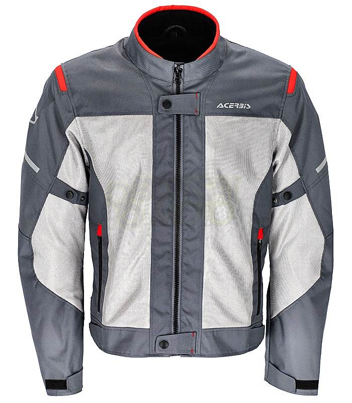 Mesh Ramsey Vented 2.0 Jacket Gray/Red S