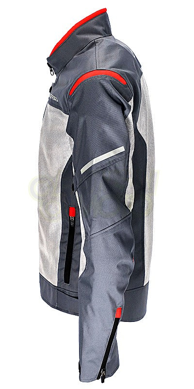 Mesh Ramsey Vented 2.0 Jacket Gray/Red S