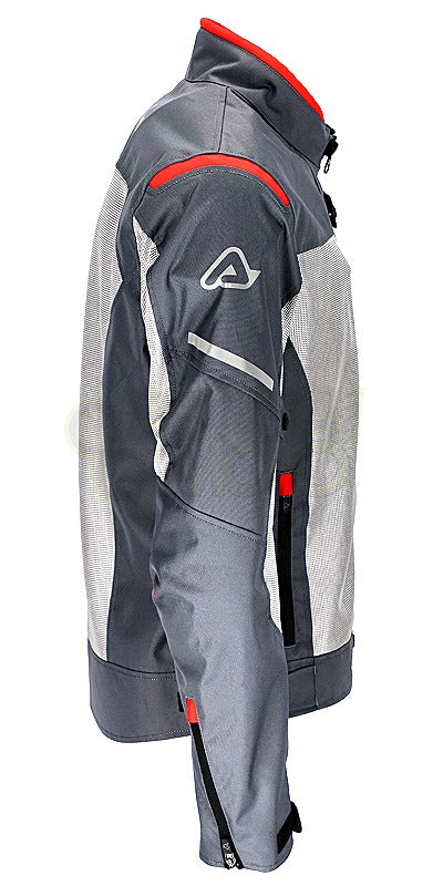 Mesh Ramsey Vented 2.0 Jacket Gray/Red S