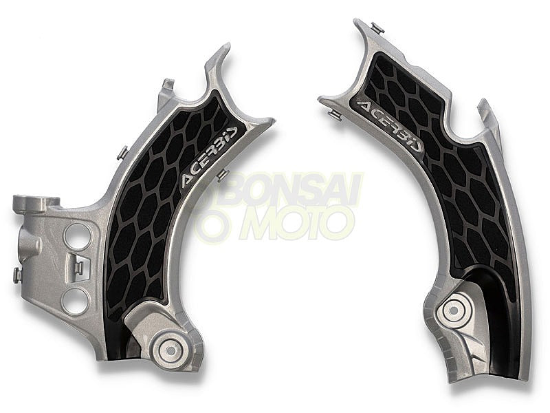 X-Grip Frame Protector Gray/Black for HONDA CRF250R/RX(22) CRF450R/RX(21-22)