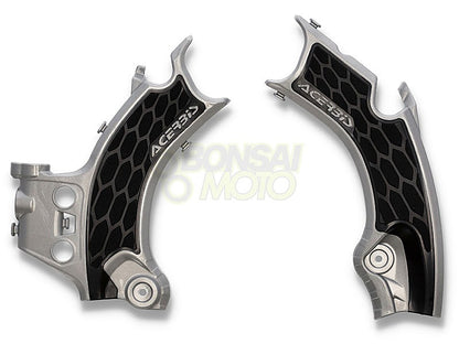 X-Grip Frame Protector Gray/Black for HONDA CRF250R/RX(22) CRF450R/RX(21-22)