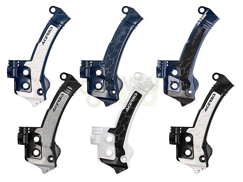 Xグリップ フレームプロテクター  ネイビー/ホワイト  Husqvarna FC/FX/TX/TC (23)