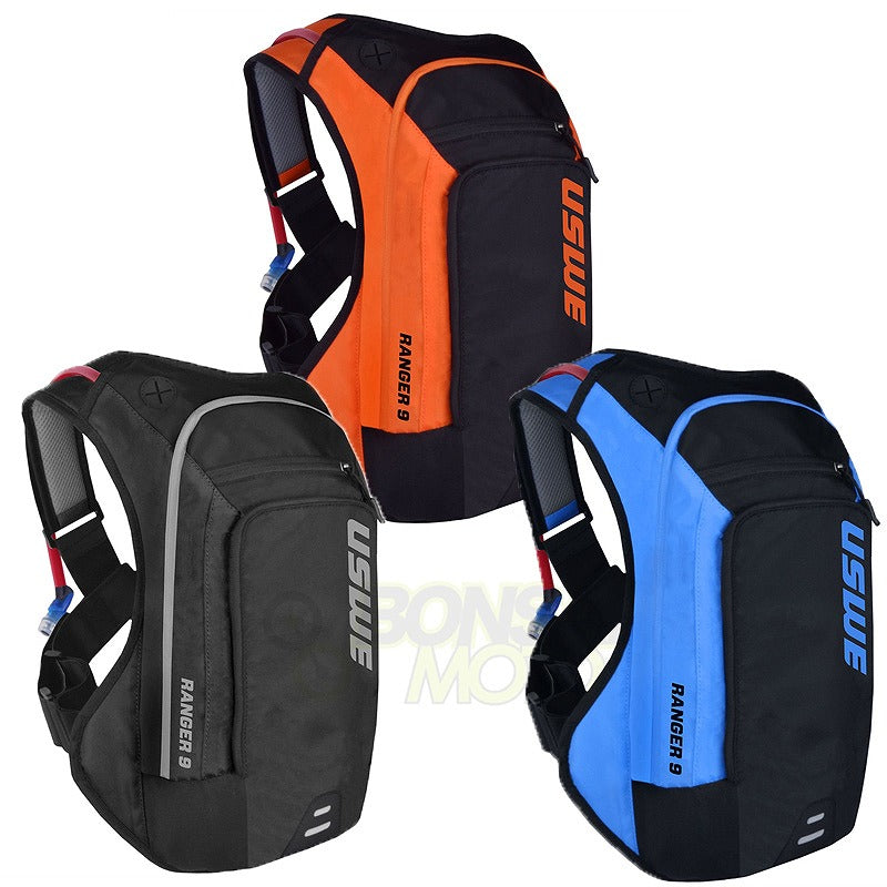 レンジャー9 強度重視 3Lハイドレーションパック付属  ブルーブラック