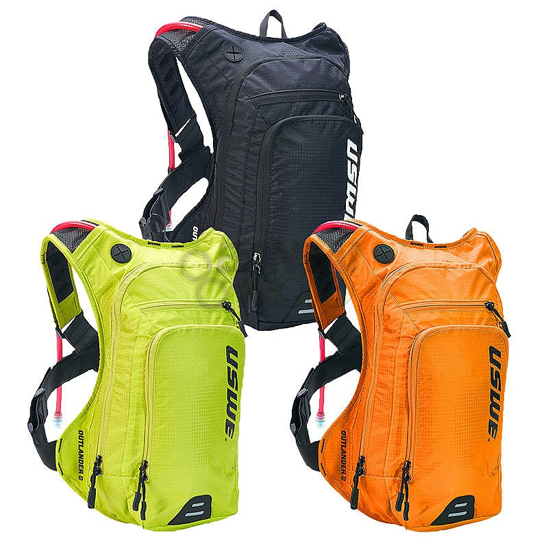 アウトランダー9 超軽量コンパクト 3Lハイドレーションパック付属  カーボンブラック