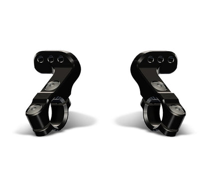 C.R.M.ウルトラフレームキット テーパーバー用 レッド×ハスクブルー