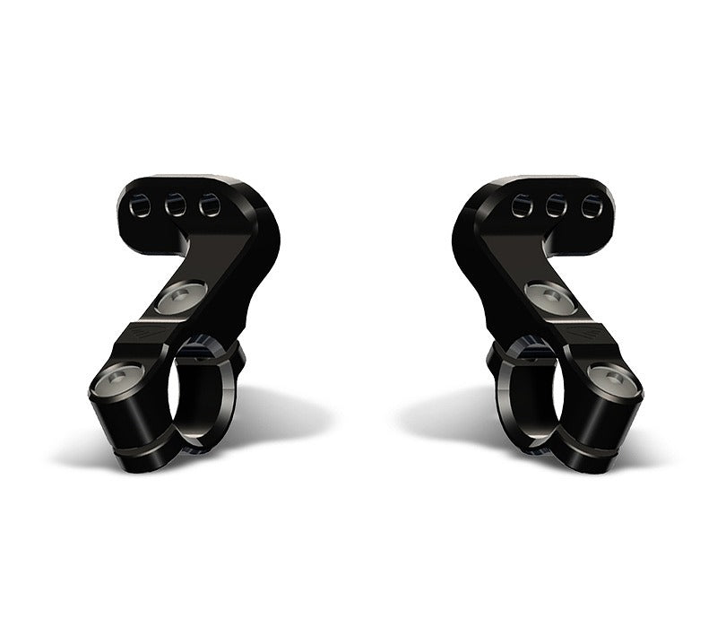 C.R.M.ウルトラフレームキット テーパーバー用 ブルー×ハスクイエロー