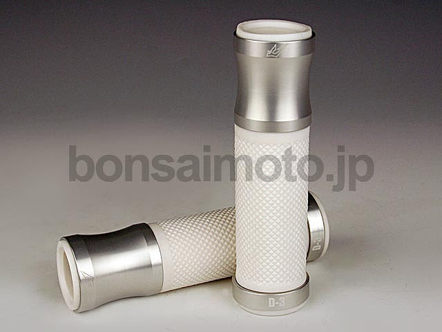 D-3 グリップ オープンエンド クリア×ブルー 全長120mm