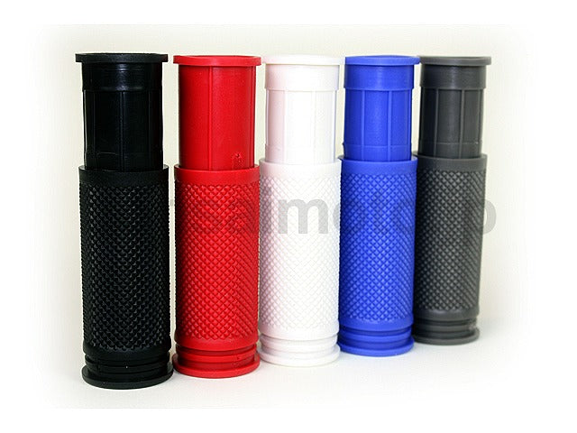 D-3 グリップ オープンエンド クリア×ブルー 全長120mm