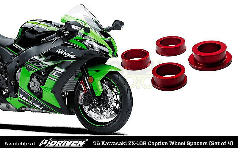 キャプティブ ホイールスペーサー  レッドアルマイト  BMW-S1000RR(10-11)